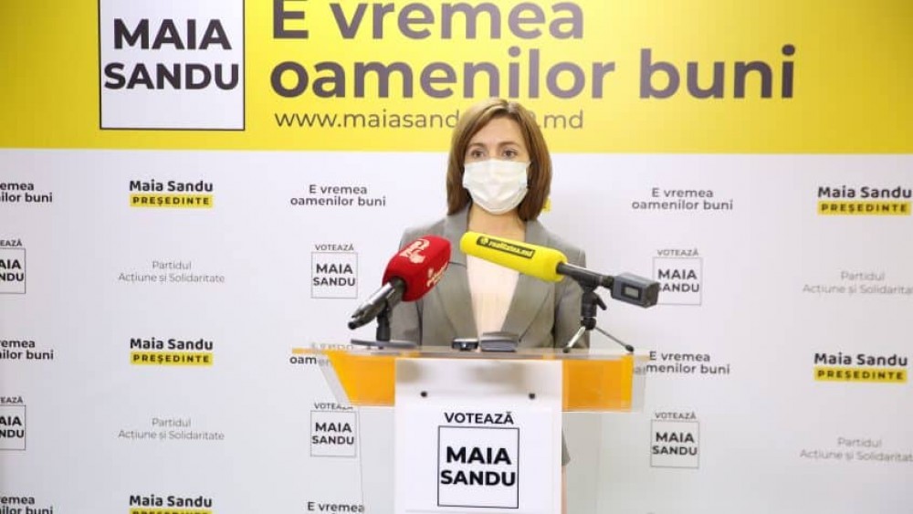 LIVE // Briefing de presă susținut de candidatul Partidului Acțiune și Solidaritate la alegerile prezidențiale, Maia Sandu